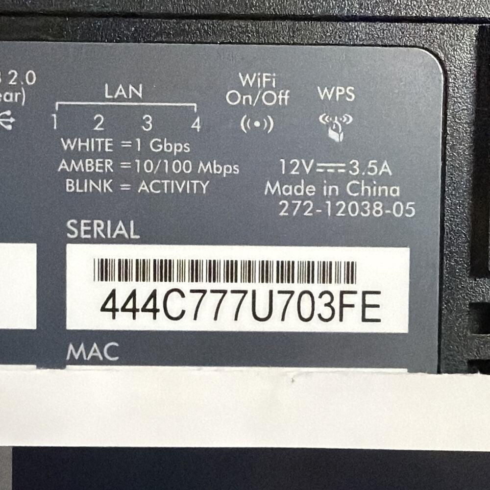 NETGEAR Nighthawk AC1900 R7000 Dual-Band WiFi Router 1900Mbps 4-Port - Picture 8 of 8
